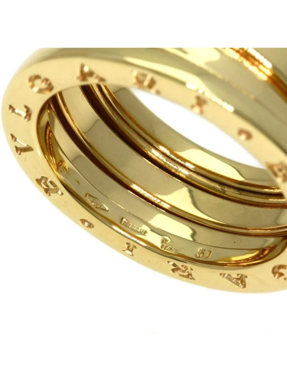 Bvlgari B-zero One Bands 51 Ring 18k Yellow Gold